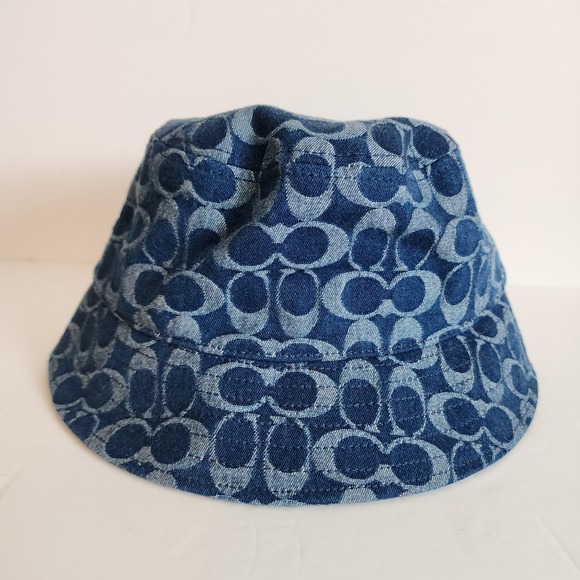 Coach Blue Patterned Hat - Picture 3 of 6